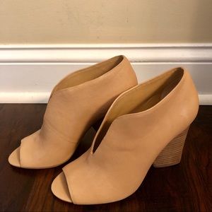 Vince Camuto Andrita Beige Booties